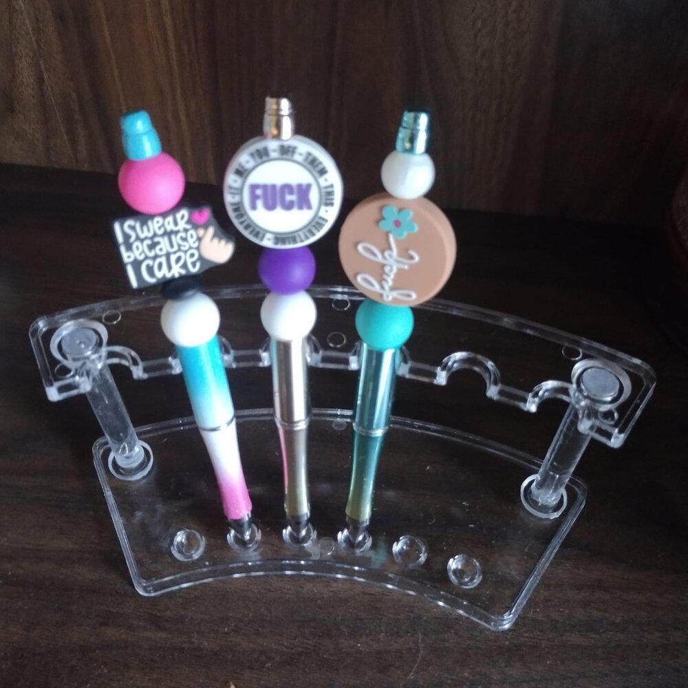 Beaded pens